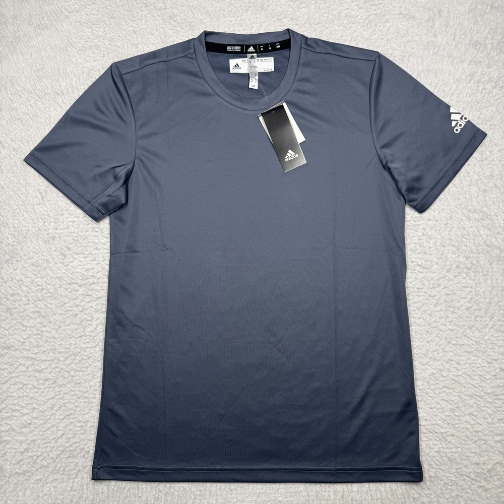 NWT Adidas ClimaTech Aeroready Short Sleeve Athletic T-Shirt Gray Men's Size M